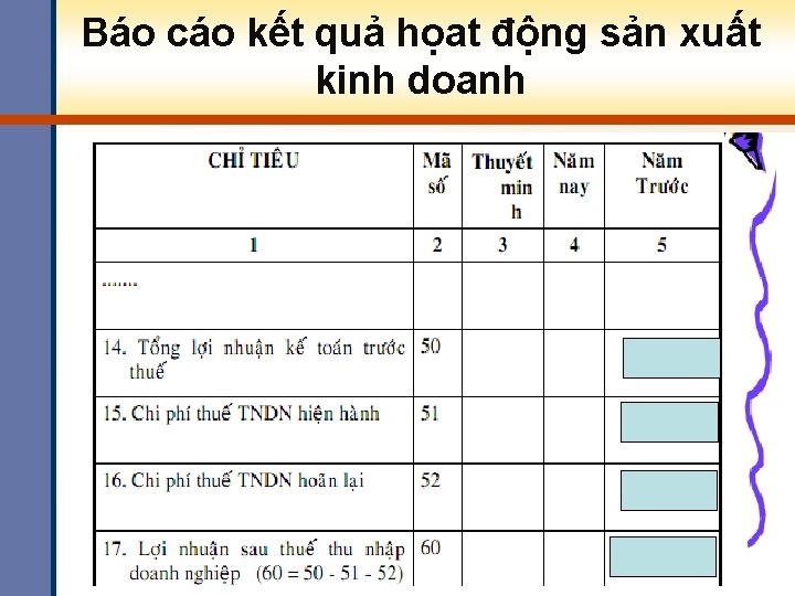 Báo cáo kết quả họat động sản xuất kinh doanh 