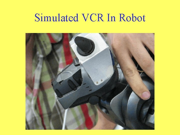 Simulated VCR In Robot 