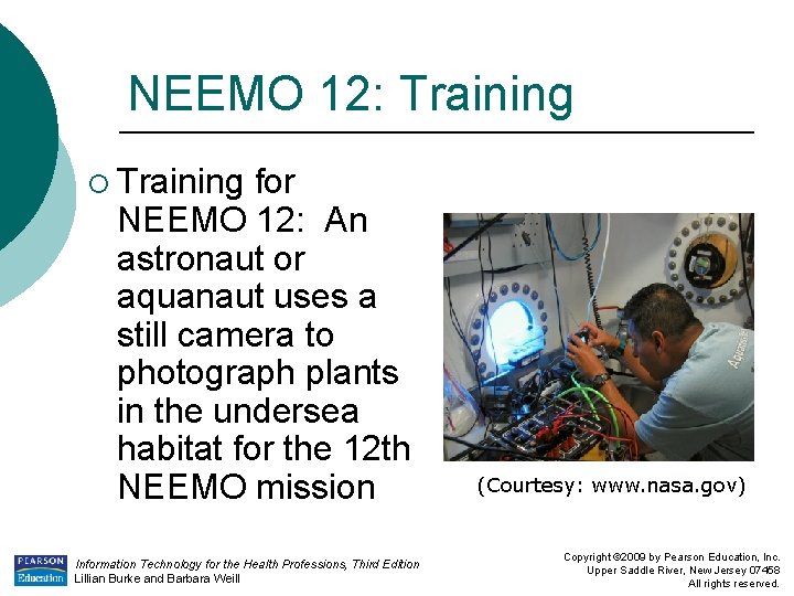 NEEMO 12: Training ¡ Training for NEEMO 12: An astronaut or aquanaut uses a