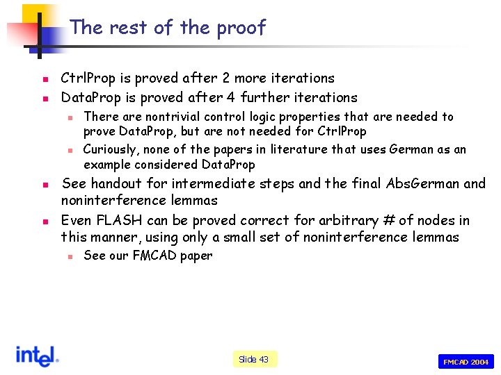 The rest of the proof n n Ctrl. Prop is proved after 2 more