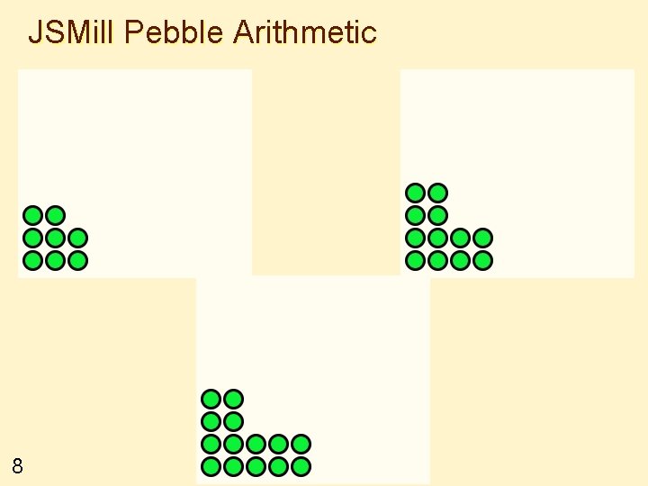 JSMill Pebble Arithmetic 8 