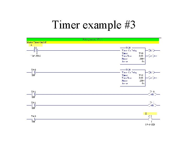 Timer example #3 