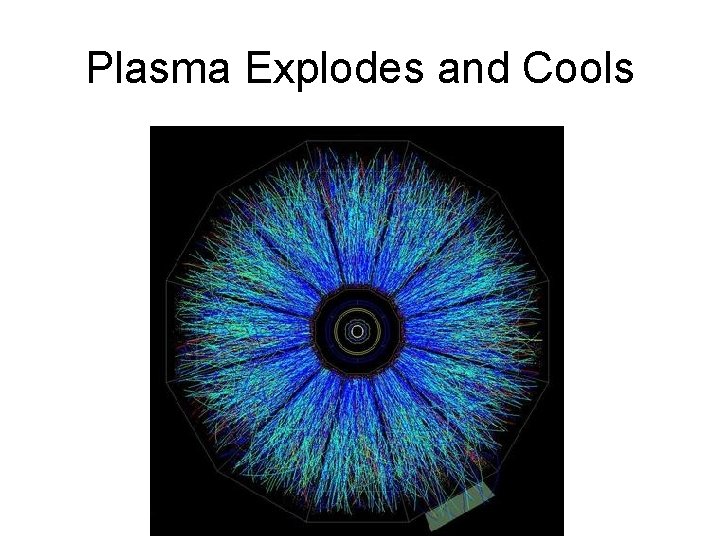 Plasma Explodes and Cools 