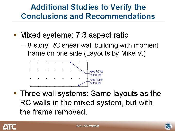 Additional Studies to Verify the Conclusions and Recommendations § Mixed systems: 7: 3 aspect Additional Studies to Verify the Conclusions and Recommendations § Mixed systems: 7: 3 aspect