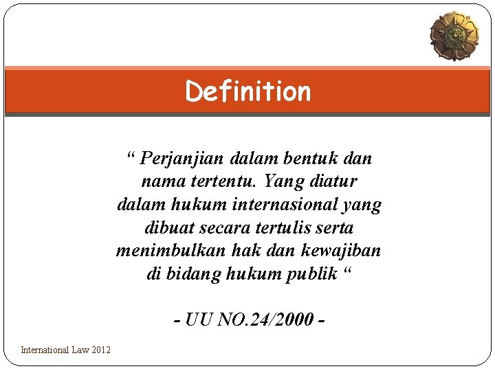 International Treaty Drs Usmar Salam Mis International Relations