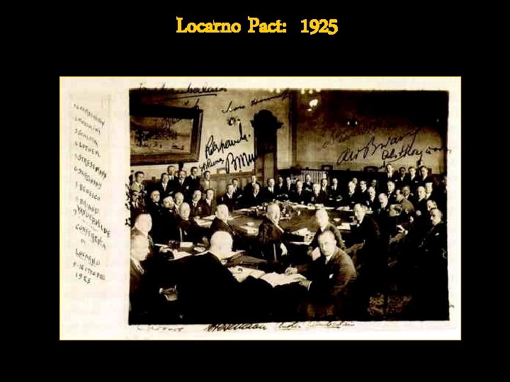 Locarno Pact: 1925 