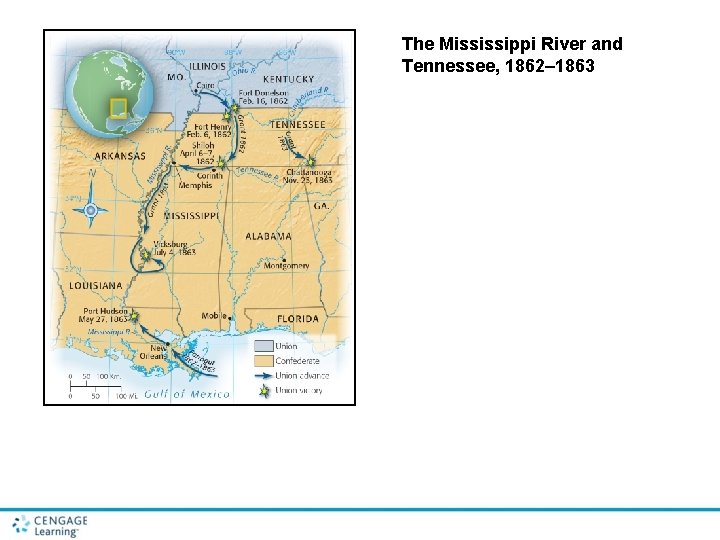 The Mississippi River and Tennessee, 1862– 1863 