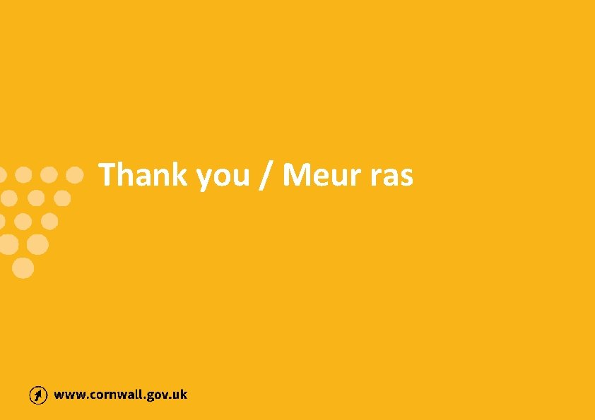 Thank you / Meur ras 