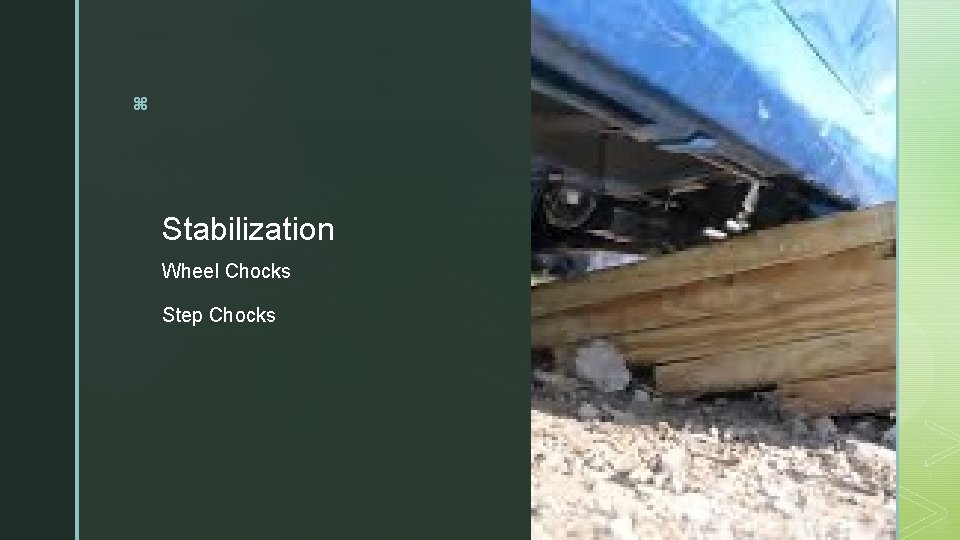 z Stabilization Wheel Chocks Step Chocks 