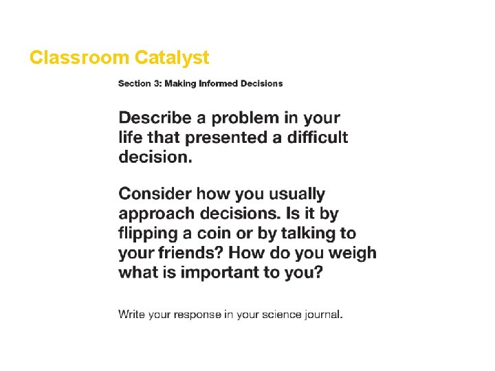 Tools of Environmental Science Classroom Catalyst Section 3 