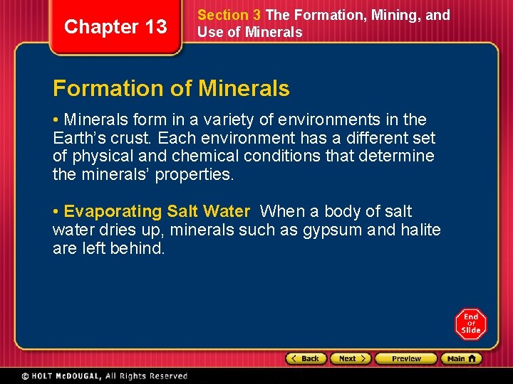 Chapter 13 Minerals of the Earths Crust Preview
