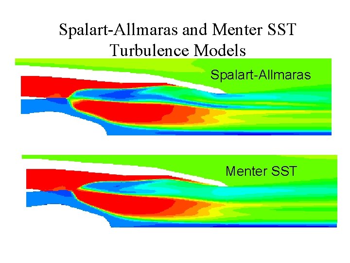 Spalart-Allmaras and Menter SST Turbulence Models Spalart-Allmaras Menter SST 