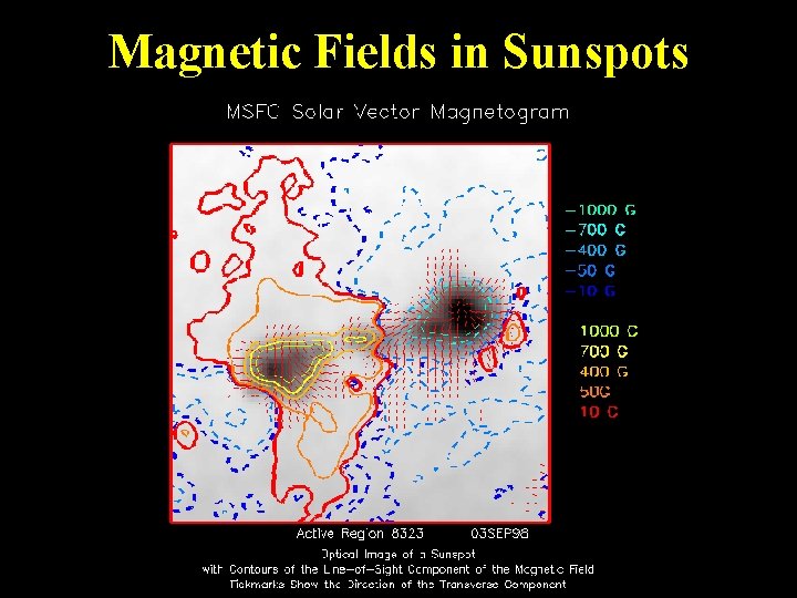 Magnetic Fields in Sunspots 