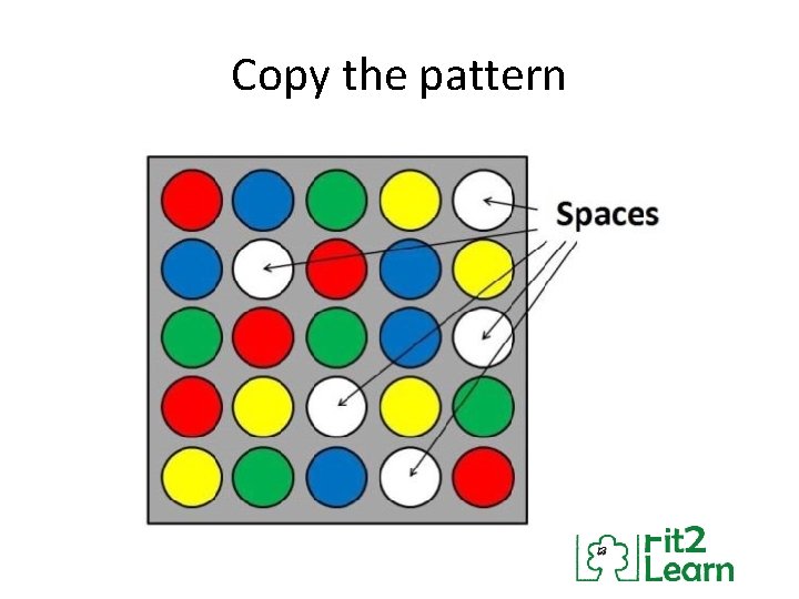 Copy the pattern 
