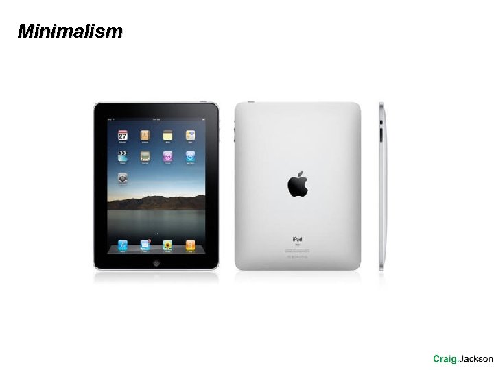 Minimalism Minimalism