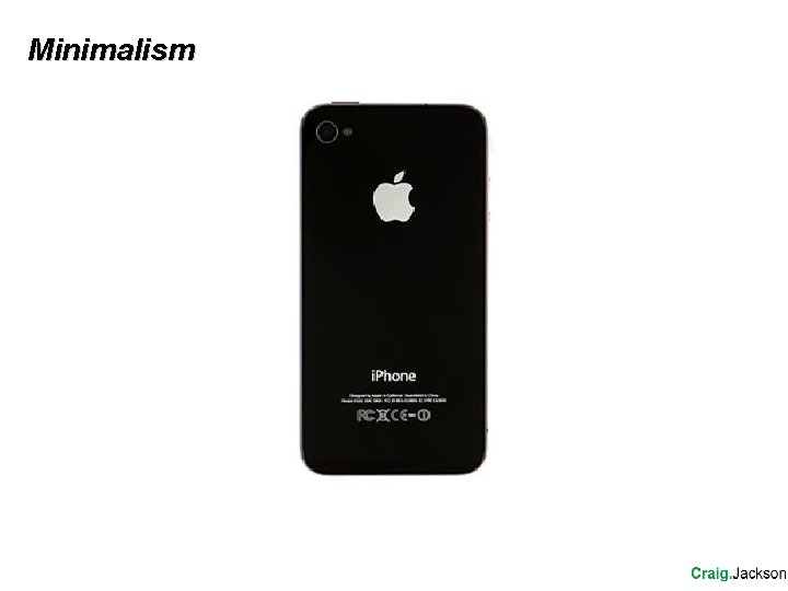 Minimalism Minimalism