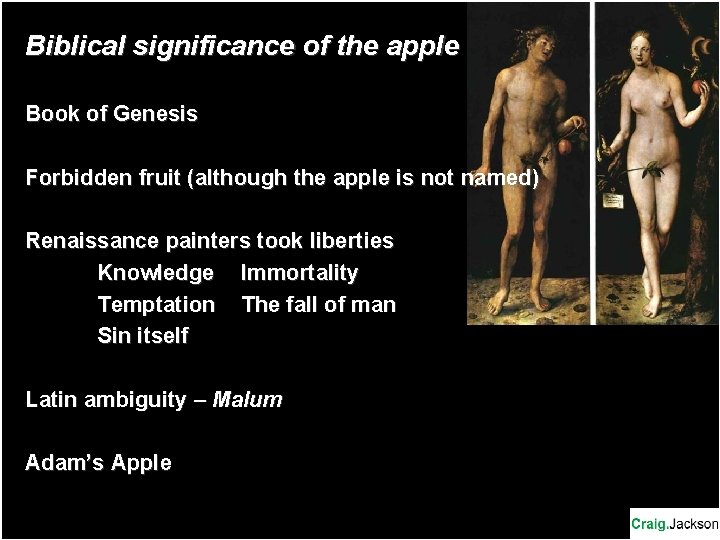 Biblical significance of the apple Book of Genesis Forbidden fruit (although the apple is Biblical significance of the apple Book of Genesis Forbidden fruit (although the apple is