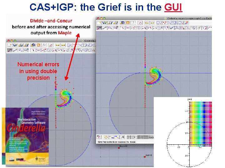 CAS+IGP: the Grief is in the GUI Numerical errors in using double precision 