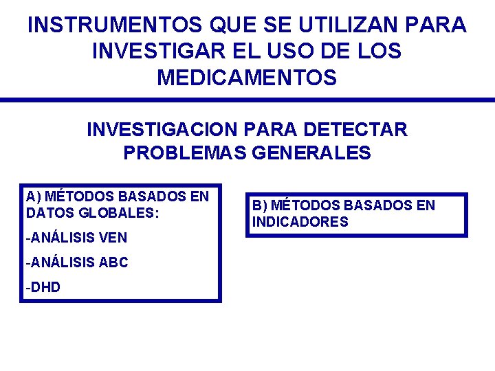 INSTRUMENTOS QUE SE UTILIZAN PARA INVESTIGAR EL USO DE LOS MEDICAMENTOS INVESTIGACION PARA DETECTAR INSTRUMENTOS QUE SE UTILIZAN PARA INVESTIGAR EL USO DE LOS MEDICAMENTOS INVESTIGACION PARA DETECTAR