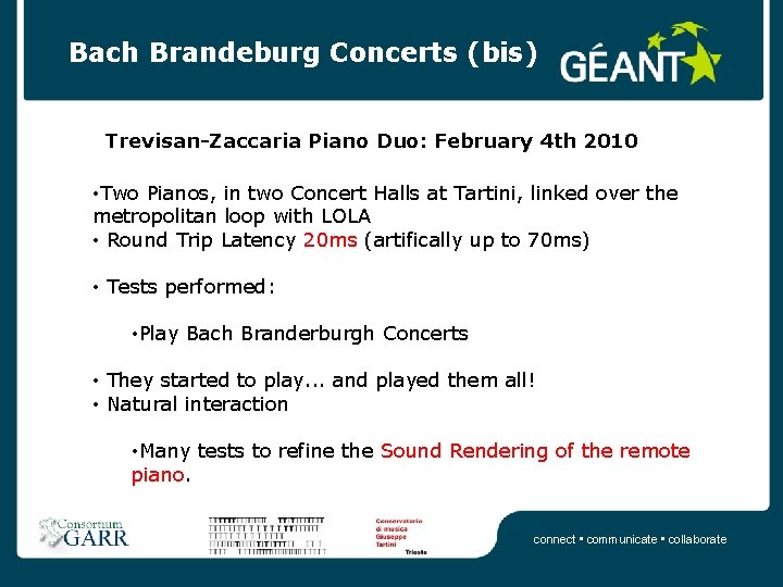 Bach Brandeburg Concerts (bis) Trevisan-Zaccaria Piano Duo: February 4 th 2010 • Two Pianos,