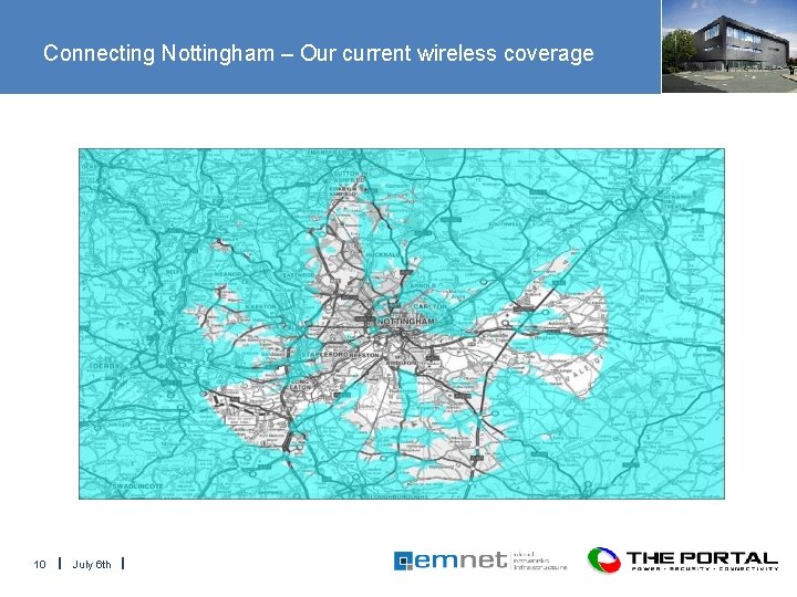 Connecting Nottingham – Our current wireless coverage 10 July 6 th 