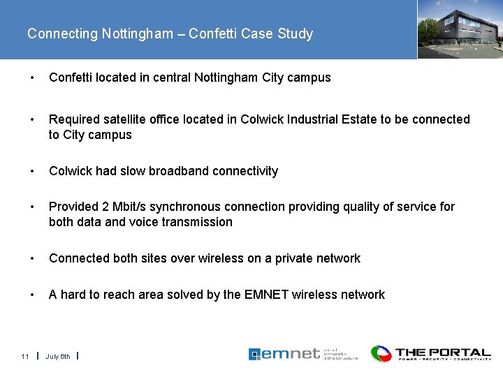 Connecting Nottingham – Confetti Case Study 11 • Confetti located in central Nottingham City