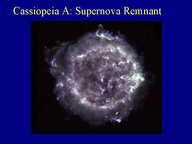 Cassiopeia A: Supernova Remnant 