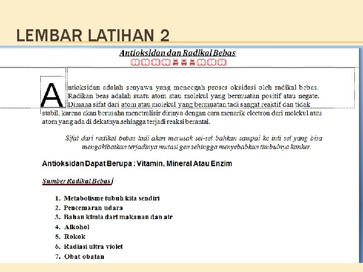 LEMBAR LATIHAN 2 