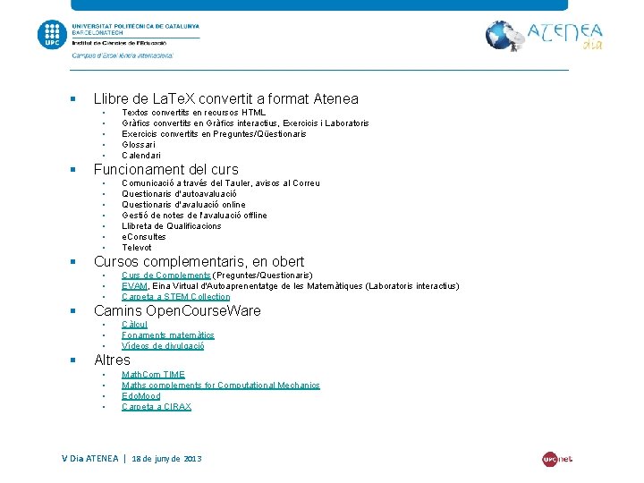 § Llibre de La. Te. X convertit a format Atenea • • • §