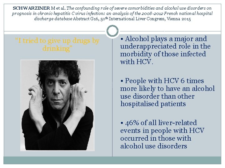 SCHWARZINER M et al. The confounding role of severe comorbidities and alcohol use disorders