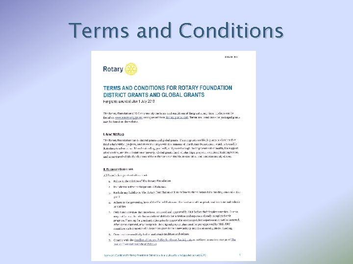 Terms and Conditions 