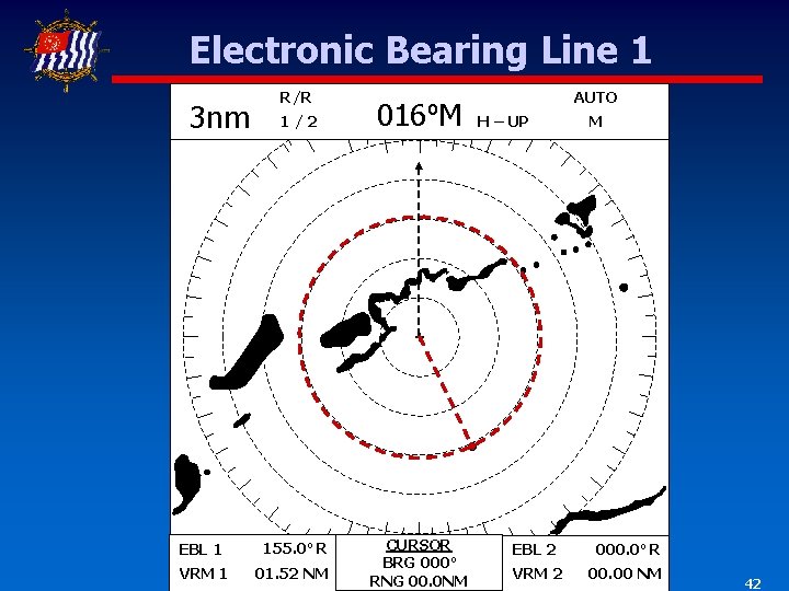 Electronic Bearing Line 1 3 nm R/R 1/2 016ºM AUTO H – UP M