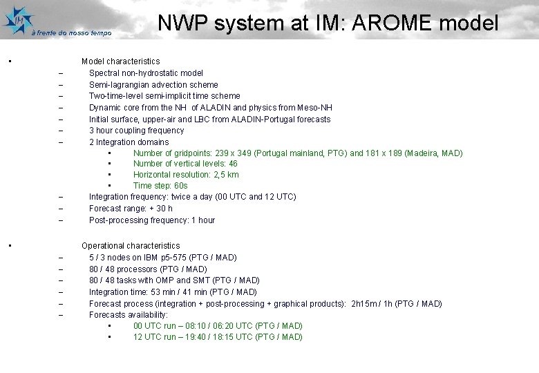 à frente do nosso tempo • – – – – – • – –