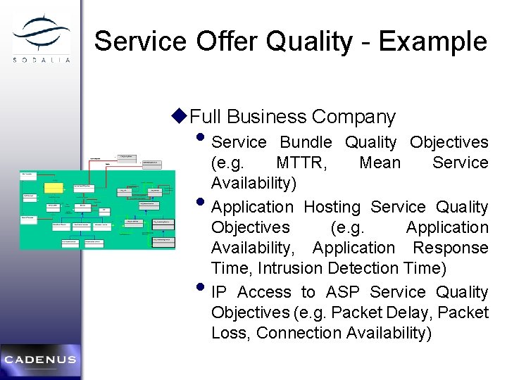 Service Offer Quality - Example u. Full Business Company • Service * * •