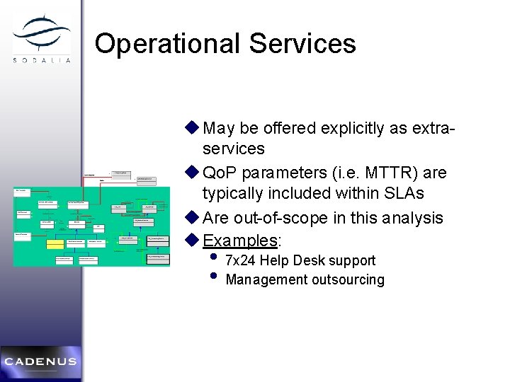 Operational Services * * u May be offered explicitly as extraservices u Qo. P