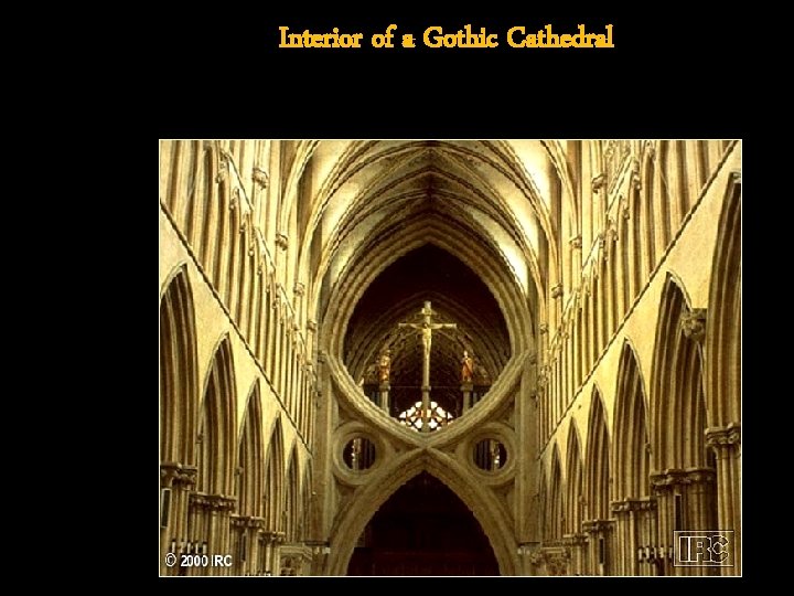 Interior of a Gothic Cathedral 