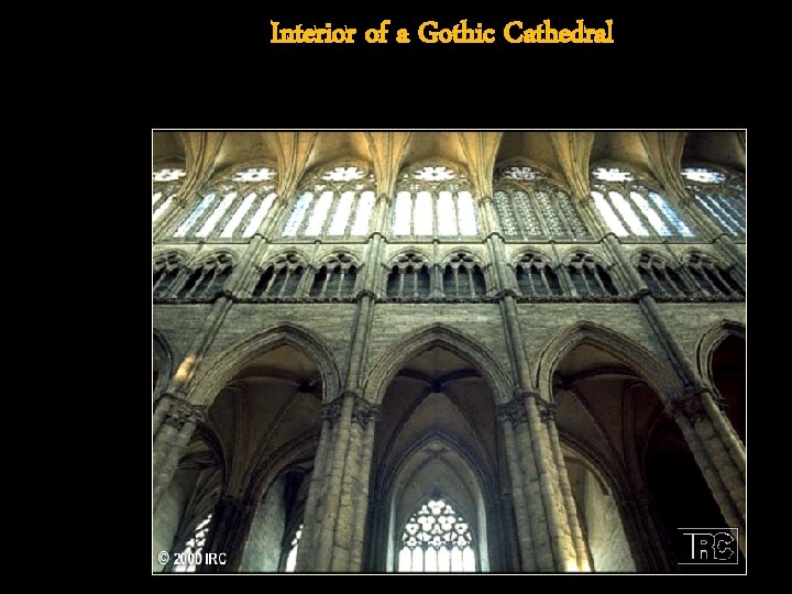 Interior of a Gothic Cathedral 