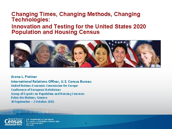 Changing Times, Changing Methods, Changing Technologies: Innovation and Testing for the United States 2020