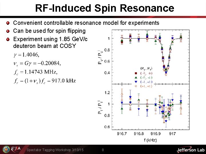 RF-Induced Spin Resonance Convenient controllable resonance model for experiments Can be used for spin