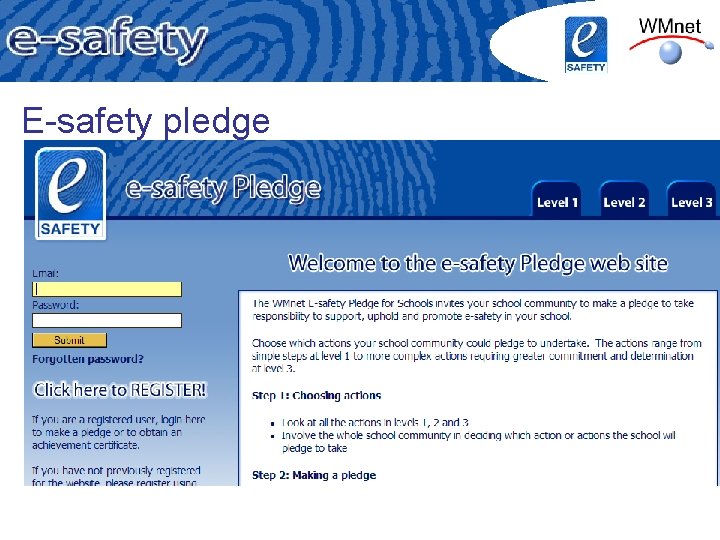 E-safety pledge 