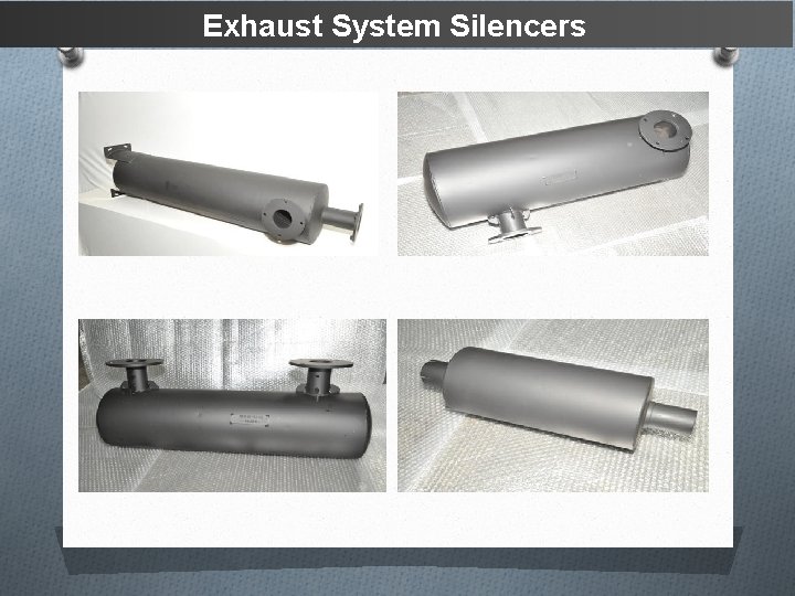 Exhaust System Silencers 