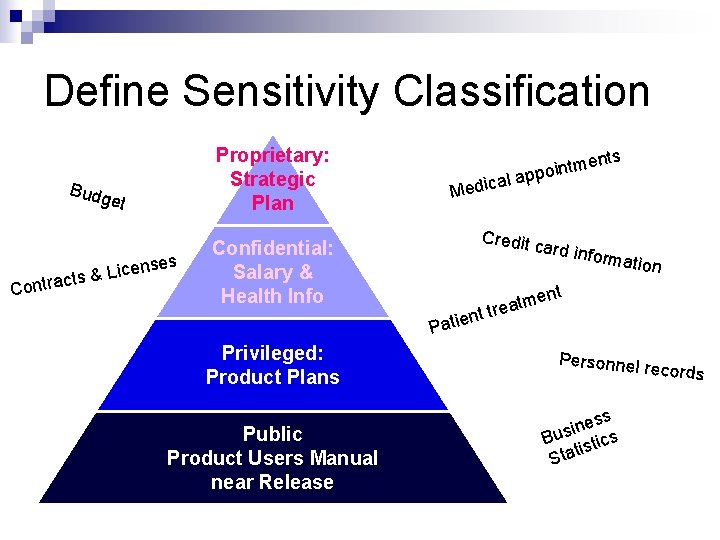 Define Sensitivity Classification Budg Con Proprietary: Strategic Plan et ses n e c i