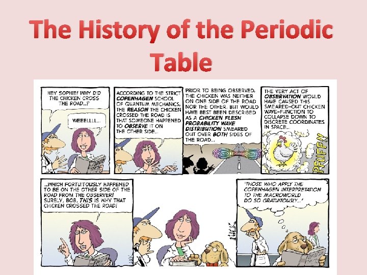 The History of the Periodic Table 