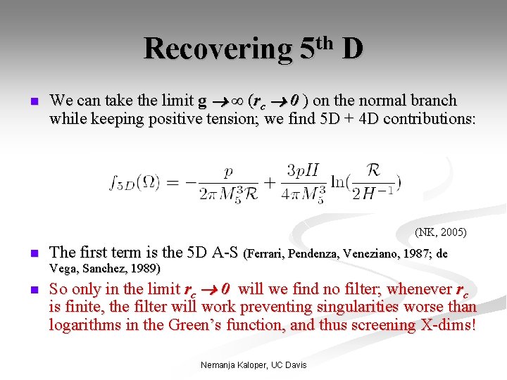 Shock Therapy Nemanja Kaloper Uc Davis Nemanja Kaloper