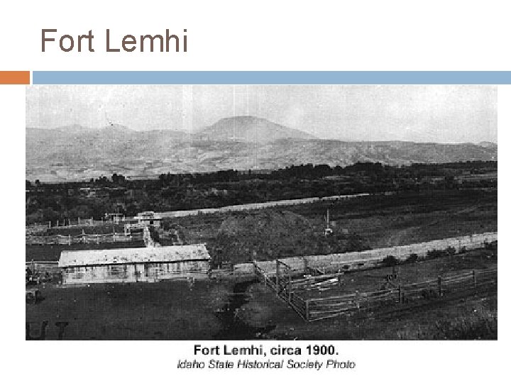 Fort Lemhi 