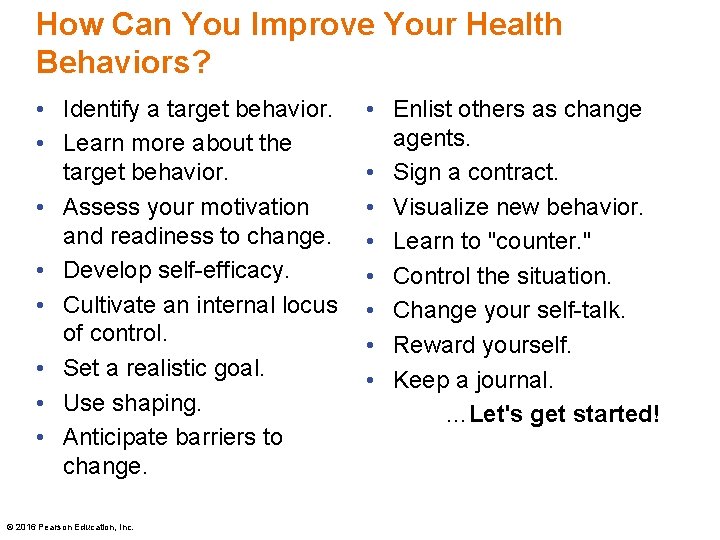 Chapter 1 Lecture Chapter 1 Accessing Your Health