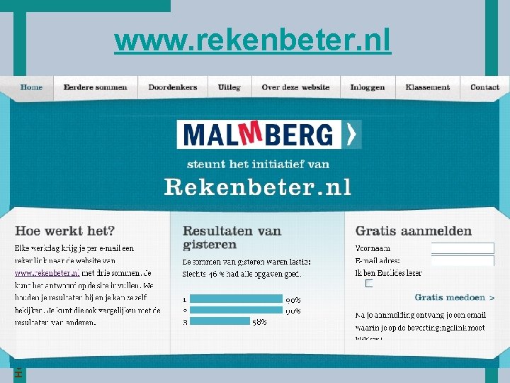 Ho. T www. rekenbeter. nl 