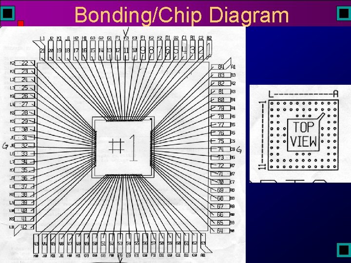 Bonding/Chip Diagram Bonding/Chip Diagram