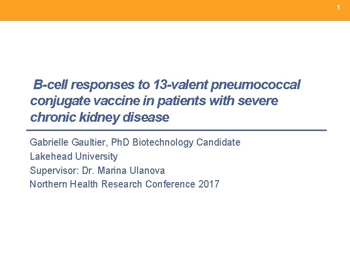 1 B-cell responses to 13 -valent pneumococcal conjugate vaccine in patients with severe chronic