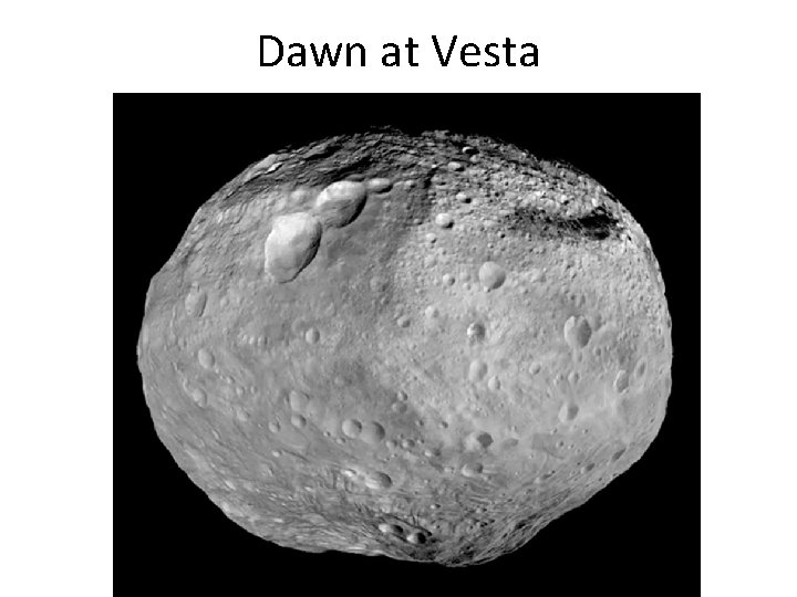 Dawn at Vesta 